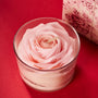 Handmade Rose Glass Candle thumbnail 1