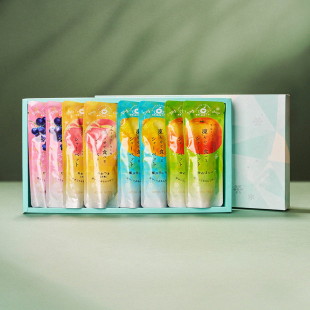 Frozen Fruit Sorbet Gift Box (8 Pieces, 4 Flavors)