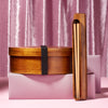 Dark Wood Bento Box and Chopsticks Set
