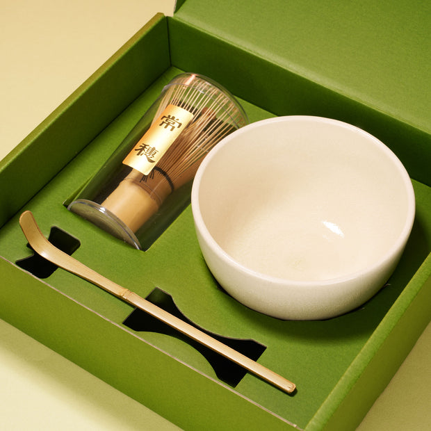Matcha Tea Ceremony 3-Piece Set: White