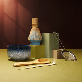 Matcha Tea Ceremony 6-Piece Set: Blue
