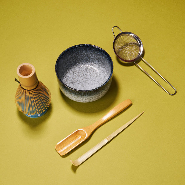 Matcha Tea Ceremony 6-Piece Set: Blue