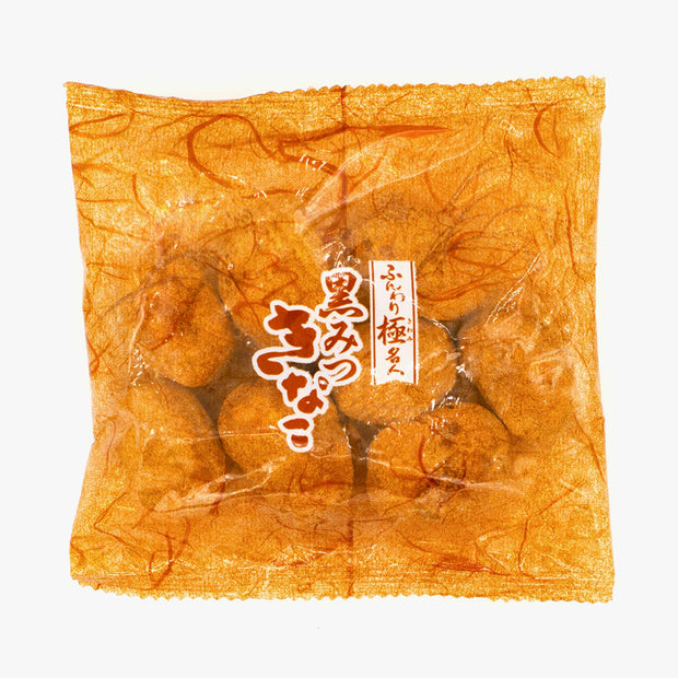 Funwari Meijin Mochi Puffs: Black Syrup Kinako (4 Packs)