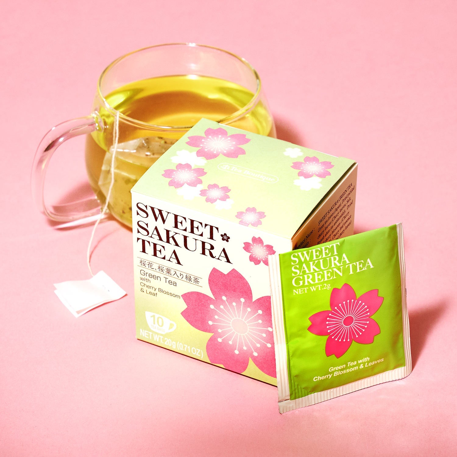 sakuraé user_22c73fe0 Sweet Sakura Green Tea (8 Bags)