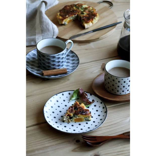 Porcelain Coffee Mug & Saucer Gift Set