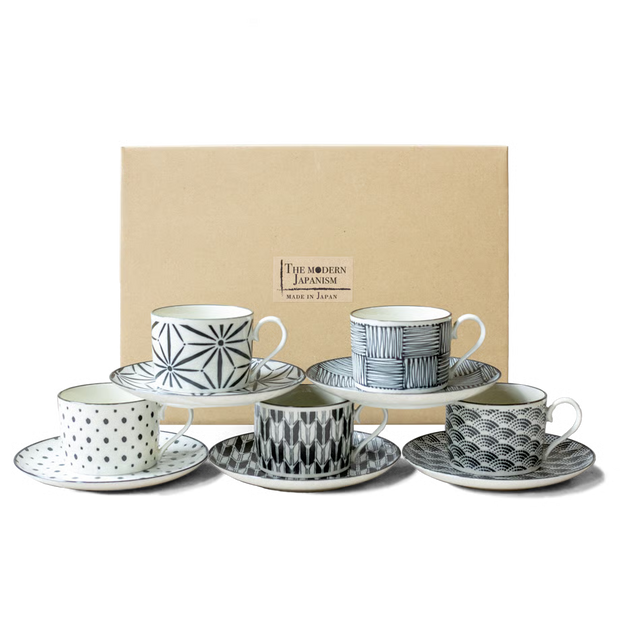 Porcelain Coffee Mug & Saucer Gift Set