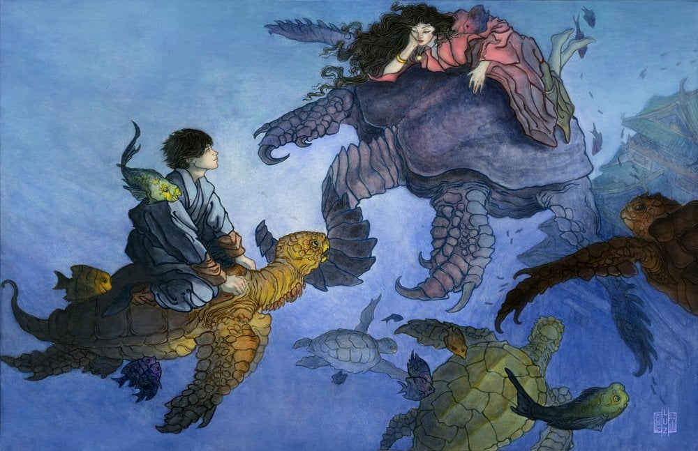 Urashima Taro: The Timeless Tale of a Japanese Fisherman and a Magical Turtle