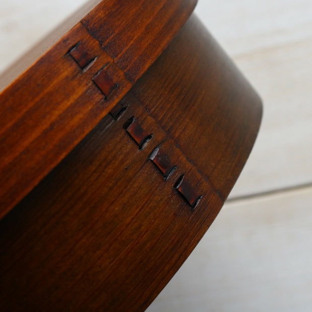 Dark Wood Bento Box and Chopsticks Set
