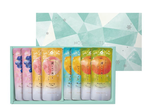 Frozen Fruit Sorbet Gift Box (8 Pieces, 4 Flavors）
