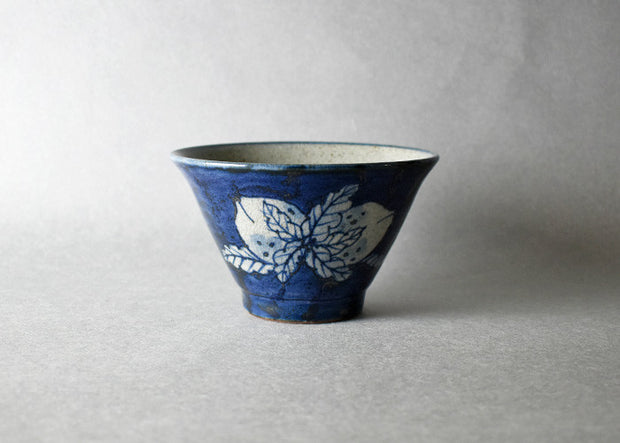 Hasami Ware Painted Peach Bowl