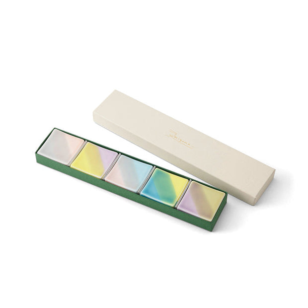 Rainbow Glaze Chopstick Rest Set