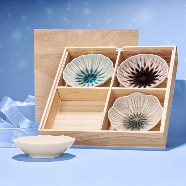 Kaiseki Four-Color Small Bowl Set