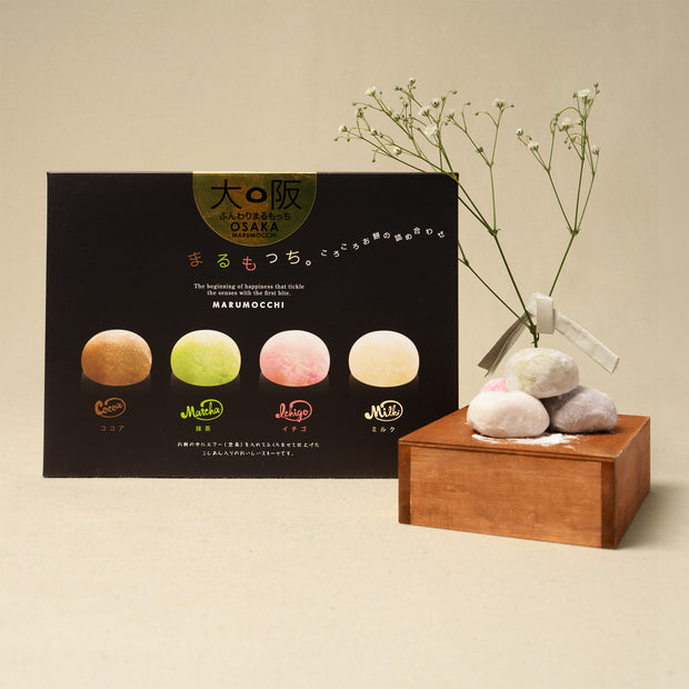 Osaka Cloud Mochi Box (4 Flavors, 12 Pieces)