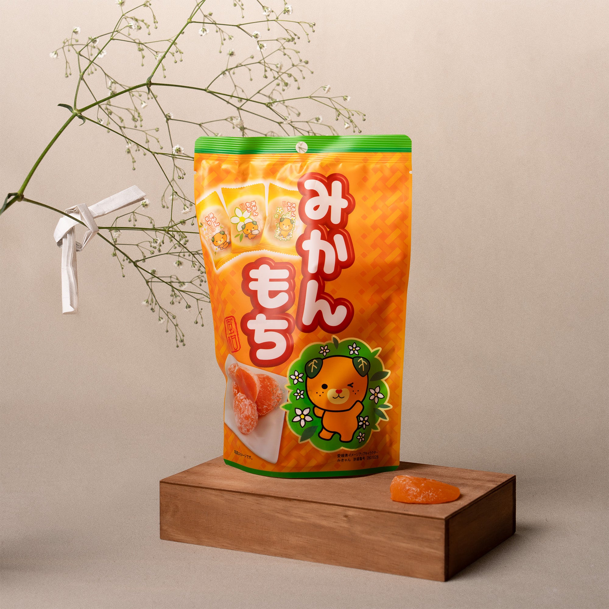 Mikan Mochi (~8 Pieces) | Bokksu Japanese Mochi