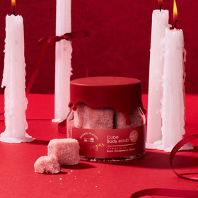 Chocolate-Dipped Strawberry Body Scrub