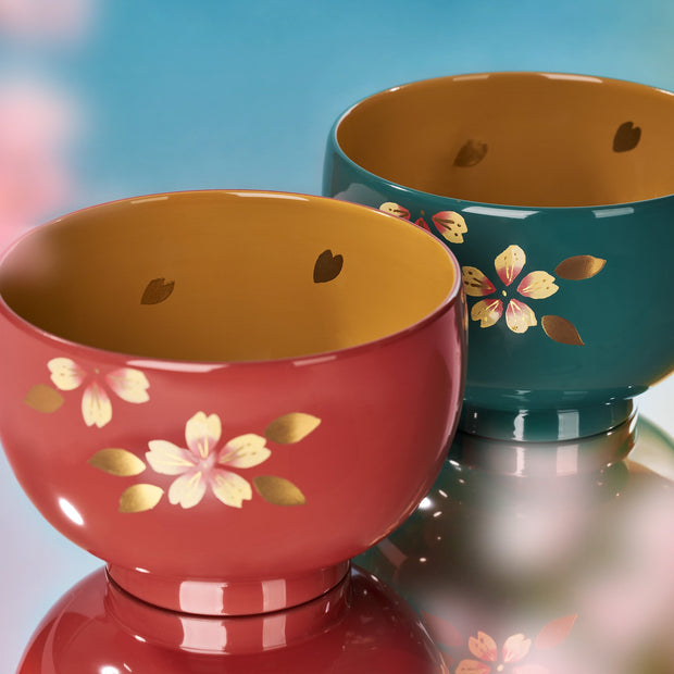 Sakura Lacquerware Bowl Set