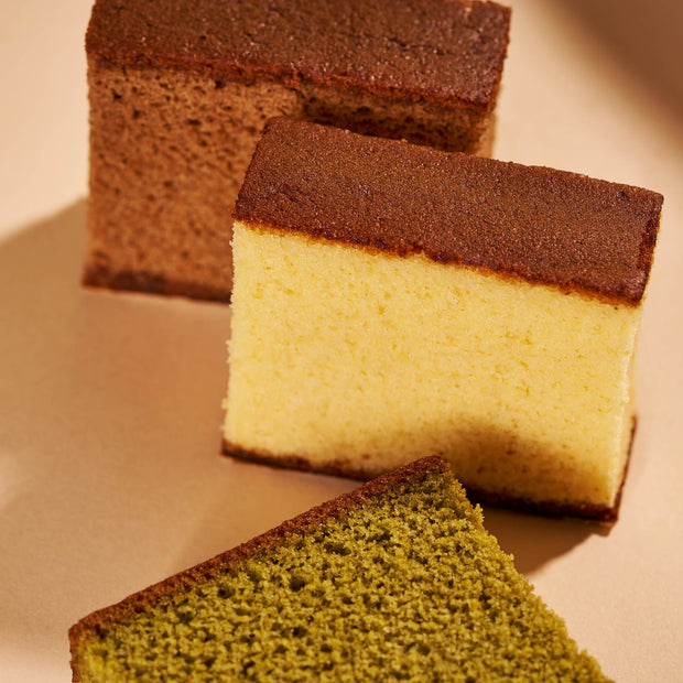 Nagasaki Castella Cake Gift Box (3 Boxes, 3 Flavors)