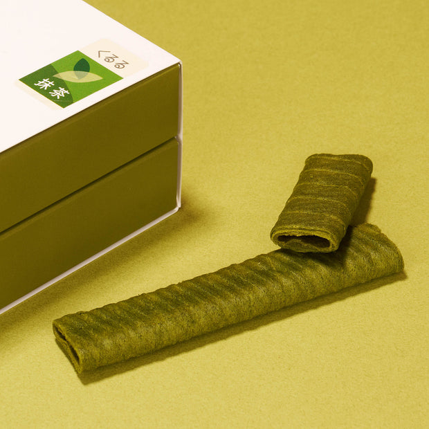 Crispy Matcha Thin Crepe Rolls (20 Pieces)