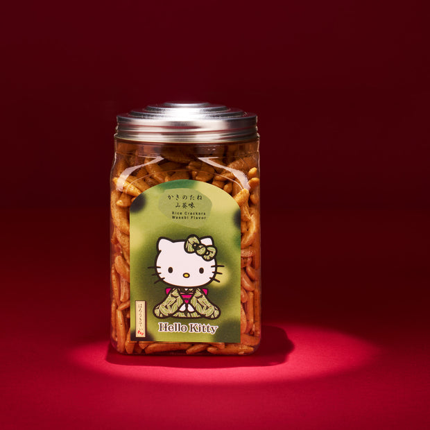 Hello Kitty Savory Rice Cracker Set (3 Bottles, 3 Flavors)