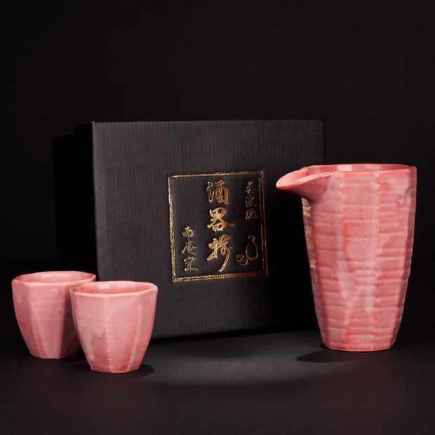Mino Ware Cold Sake Set