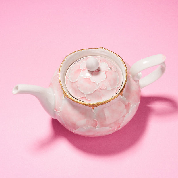 Hasami Ware Spring Peony Teapot