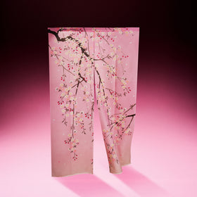 Noren Curtain Weeping Sakura