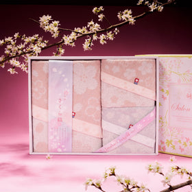 Sakura Weave Imabari Bath & Face Towel Set