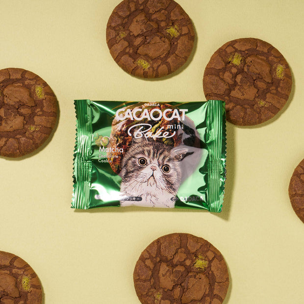 CACAOCAT Bake mini Cookie: Matcha Chocolate (1 Piece)