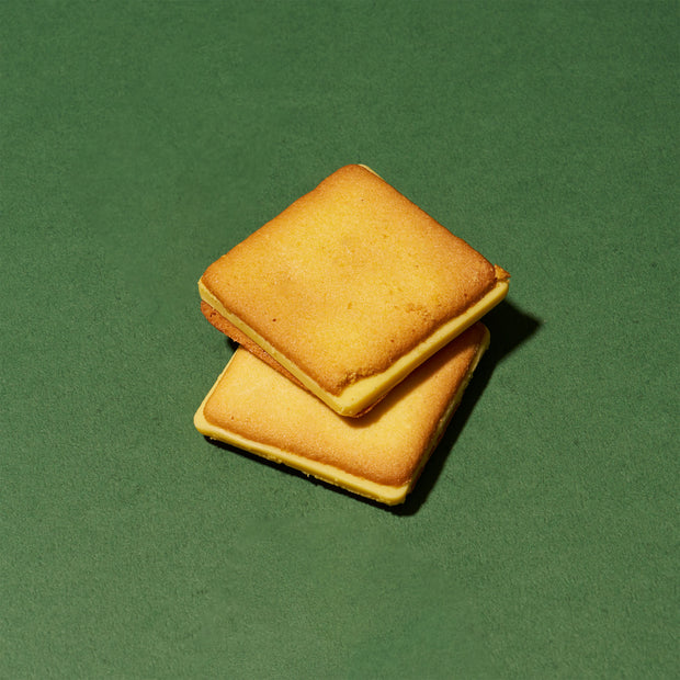 Hokkaido Pumpkin Langue De Chat Sandwich Cookies (8 Pieces)