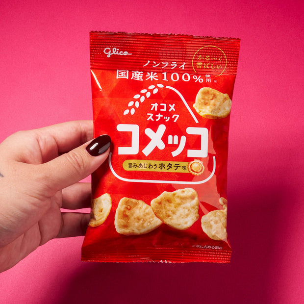 Komekko Rice Crackers: Scallop Flavor (1 Bag)