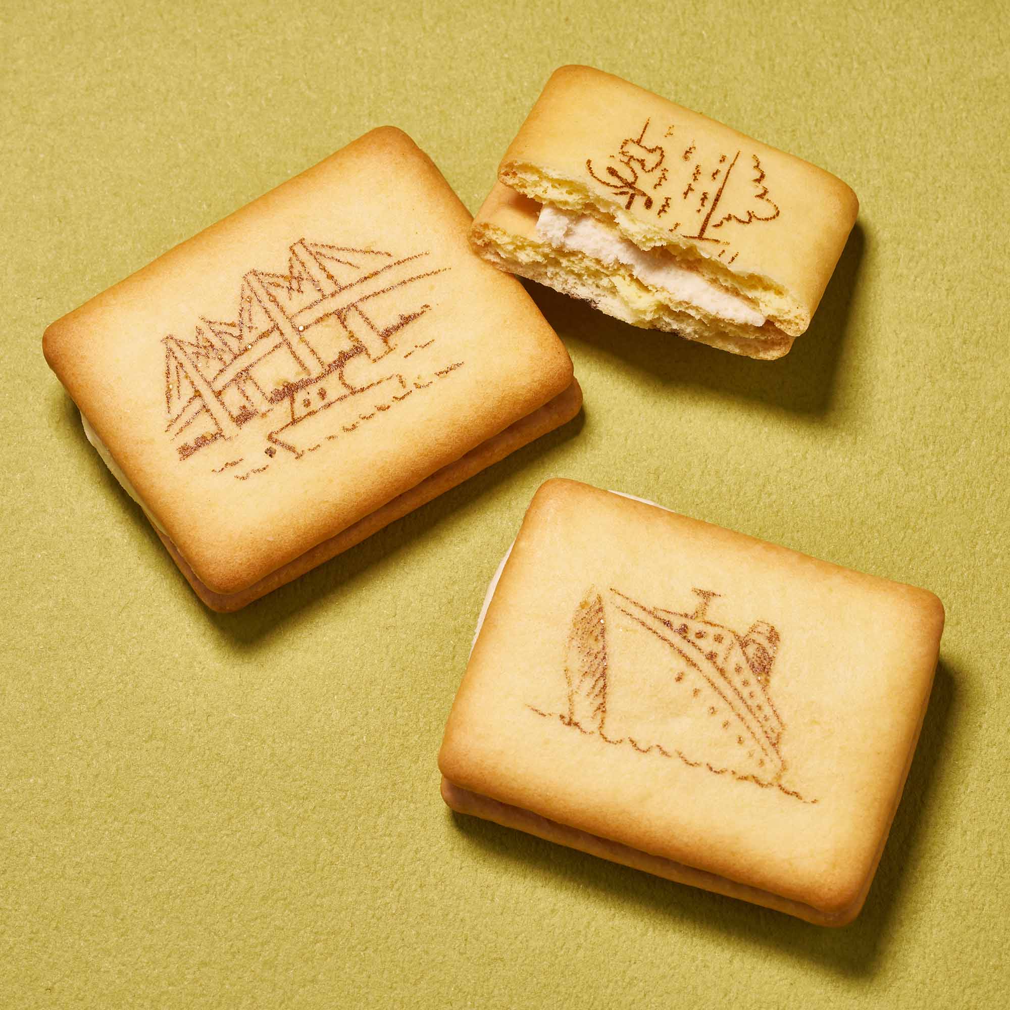 Yokohama Butter Sandwich Cookie | Bokksu Japanese Sweets