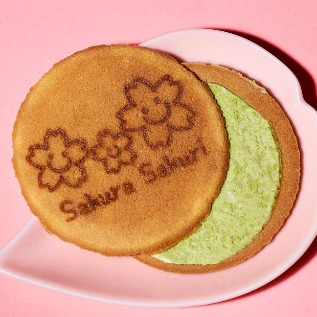 Gluten-Free Sakura Matcha Gaufrettes (5 Pieces)