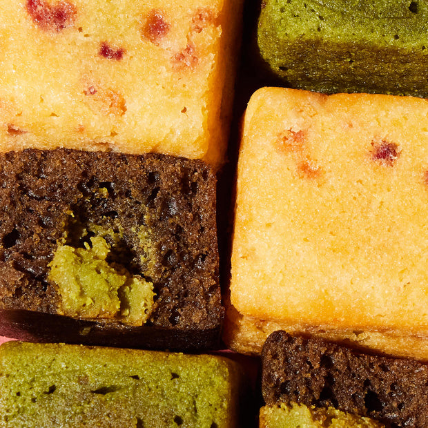 Premium Matcha Chocolate Cake Gift Set (9 Pieces, 3 Flavors)