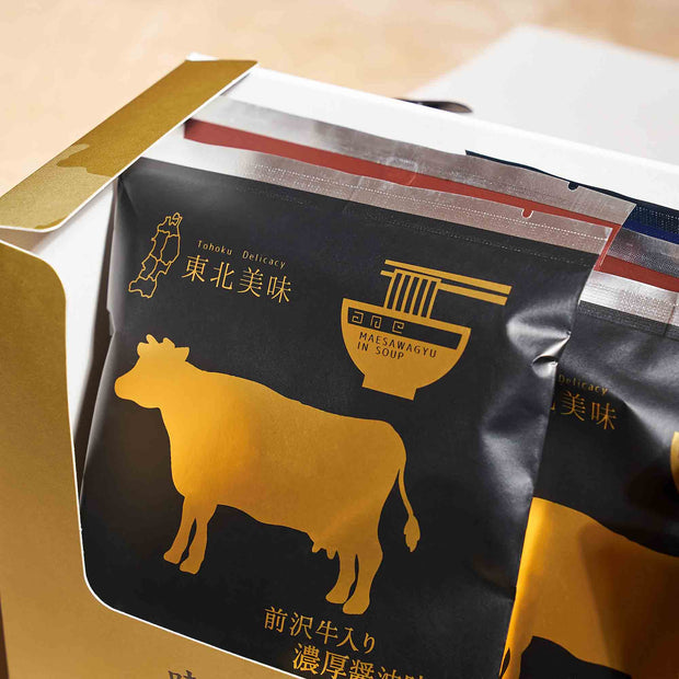 Ajikurabe Tohoku Ramen Gift Box (6 Pieces, 3 Flavors)