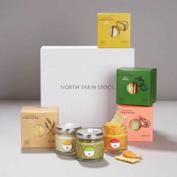 Hokkaido Dips and Crackers Gift Set (7 Pieces, 7 Flavors)