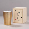 Premium Japanese Usuhari Wamon Tumbler Gold