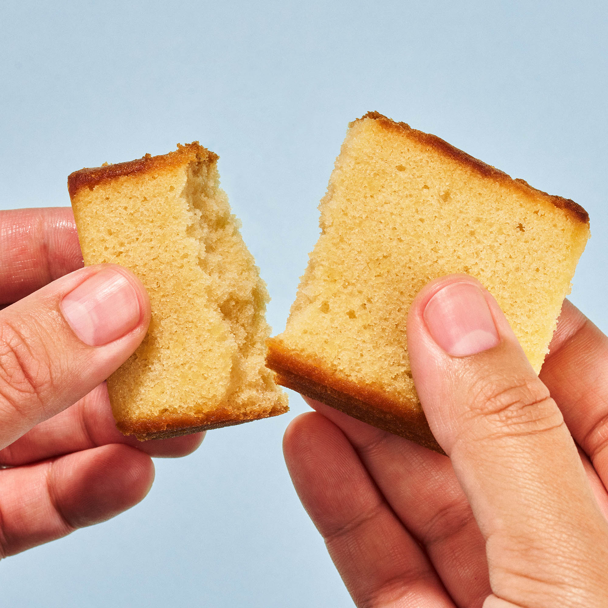 Okayama White Peach Castella (1 Piece) | Bokksu Japanese Sweets