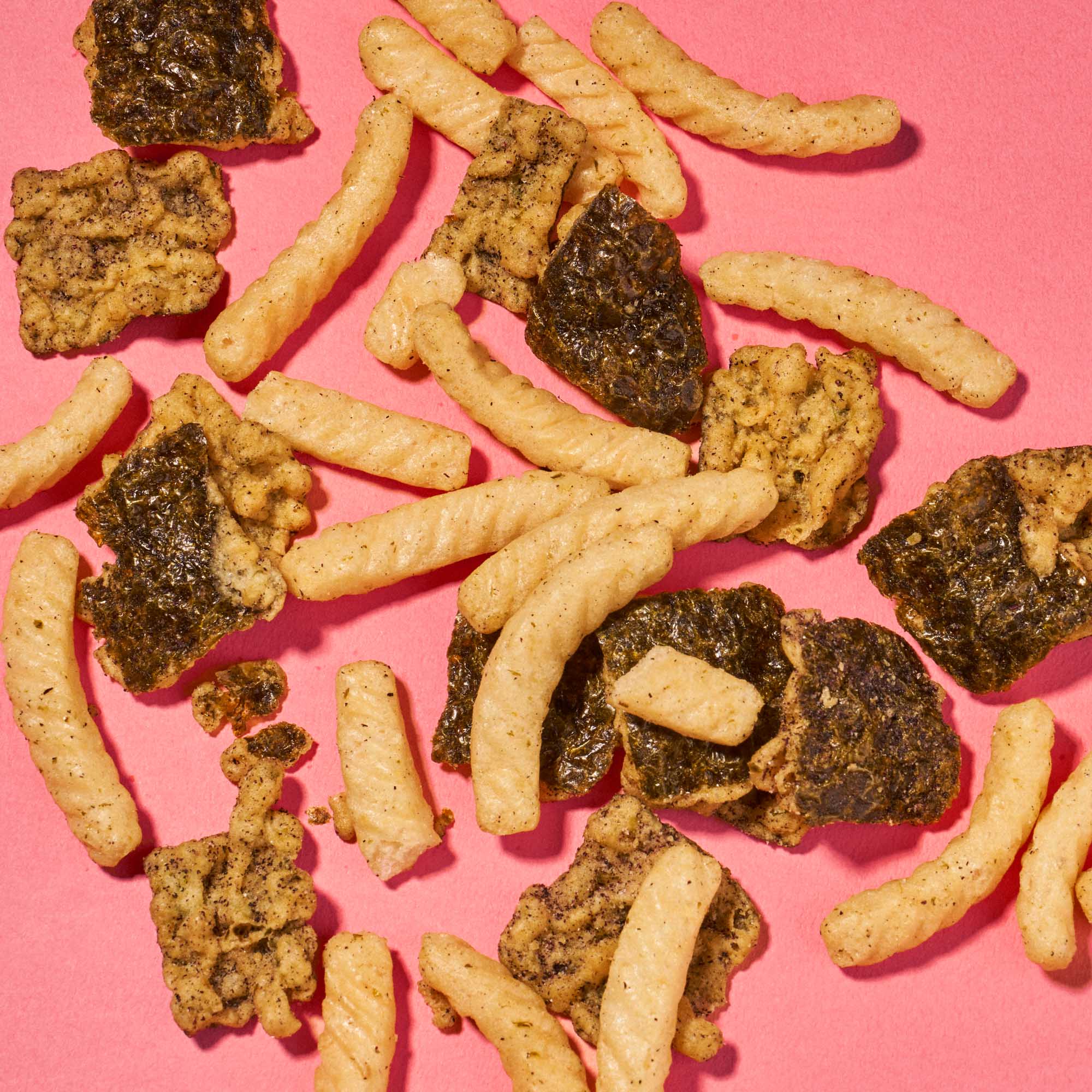 Seaweed Tempura and Shrimp Chips Mix: Plum + Red Shiso | Japanese