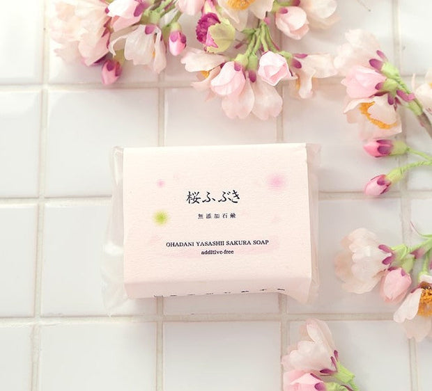 Sakura Cold Pressed Natural Soap